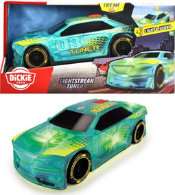 Dickie Toys Racing - Lightstreak Tuner - 20 cm - Licht & Geluid - Speelgoedvoertuig
