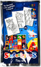 Kleurboekje Sinterklaas - Kleurboek met 24 platen en 4 waskrijtjes - Multi kleuren (36 stuks)