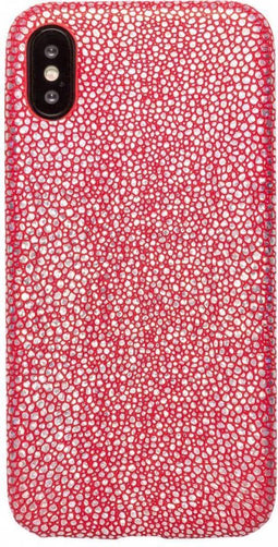 Lunso - ultra dunne backcover hoes - Geschikt voor iPhone X / XS - stingray rood