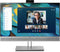 HP EliteDisplay E243m - Full HD Monitor - Ingebouwde Webcam 720p - Zilver Zwart