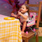 DISNEY BABY Minnie Mouse stoelverhoger - Pop 'n Sit Booster - Binnen, buiten, praktisch en compact, snel opvouwbaar - Roze