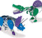 SES - Metaal constructieset dino - Triceratops en Spinosaurus - inclusief schroevendraaier en steeksleutel - knutselen jongens - Dinosaurus Speelgoed