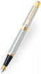 Sheaffer vulpen - 300 - chroom met goud en glanzend zwart - penpunt M - inclusief convertor voor vulling - SF-E0934253