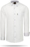 Cappuccino Italia - Heren Overhemd - Borstzakje - Wit - XL