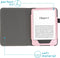 imoshion E-reader Hoesje - Geschikt voor Amazon Kindle (2022) 11th gen, Amazon Kindle (2024) - Vegan Leather Bookcase - Rosé Goud