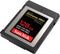 Sandisk Extreme Pro - Geheugenkaart - 128GB - CF Express Type B - Leessnelheid 1700 MB/s - Schrijfsnelheid 1400 MB/s