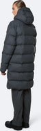 Rains Long Puffer Jacket - Thermal - 3M™ Thinsulate™ Featherless Insulation - Slate (M/L)