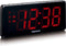 Lenco CR-30 - Wekker - FM radio met snooze en slaaptimer - Zwart