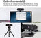 iMoshion 2K Quad-HD Webcam voor PC - Webcam met Microfoon en Privacy Cover - 360 graden draaibaar - Plug & Play - Zwart