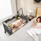 Coast - Draagbare baby speeltuin 3-in-1 - Bed commode activiteitscentrum - Grijs 107 x 72 x 80,5 cm