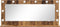 vidaXL - Make-up - Spiegel - met - LED - Licht - in - Oud - Hout - 100x45x18 - cm