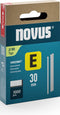 Novus Tacker Spijkers E J/30 mm - Verzonken kopspijkers - Vezinkt - Zilver (1.000 stuks)