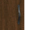 vidaXL - Hoge - kast - 69,5x31x115 - cm - bewerkt - hout - bruin - eikenkleur
