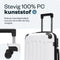 Pathsail® Handbagage Koffer - 40L - Lichtgewicht Trolley met TSA slot & 360° Spinner wielen - Wit