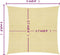 vidaXL - Zonnezeil - 160 - g/m² - 3x3 - m - HDPE - beige