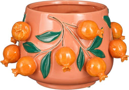 Mica Decorations Melika Bloempot Binnen - H19 x Ø29 cm - Keramiek - Roze