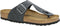 Birkenstock Ramses - Heren Teenslipper - Imitatieleer - Zwart - Maat 45