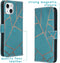iMoshion Hoesje Geschikt voor iPhone 13 Hoesje Met Pasjeshouder - iMoshion Design Softcase Bookcase - Blauw / Blue Graphic