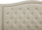 AUREL - Tweepersoonsbed - Beige - 160 x 200 cm - Polyester