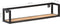 vidaXL - Wandschappen - 2 - st - 80 - cm - ruw - mangohout