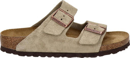 Birkenstock Arizona SFB VL Narrow - Slippers - Suède - Bruin - Maat 39