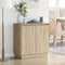 vidaXL - Dressoir - met - LED - in - Sonoma - Eik - - - 71 - x - 34,5 - x - 75 - cm - - - Gemaakt - van - gefabriceerd - hout