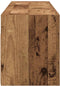 vidaXL - Badkamerwandkast - 100x25x30 - cm - bewerkt - hout - oud - houtkleurig