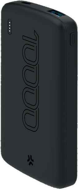 Celly PBE10000EVOBK - Powerbank - 10.000mAh - 1x USB-A en 1x USB-C