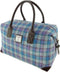Weekendtas Esk Blauw Paars - Harris Tweed - Glen Appin of Scotland