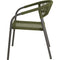 Nagano - Stapelstoel - Aluminium frame - Groen
