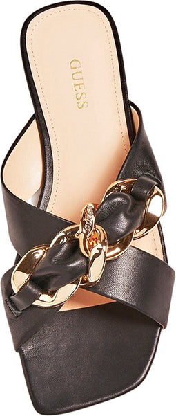 Guess Sameya Slippers - Dames - Gekruiste banden - Zwart (maat 40)