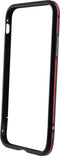 Ksix - Aluminium Bumper voor Iphone X - Zwart en Rood