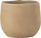 J-Line bloempot Effen - keramiek - beige - large - Ø 21 cm
