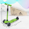 LifeGoods HappyStep - Kinderstep - 3 Lichtgevende LED Wielen - Hoogte Verstelbaar - Groen
