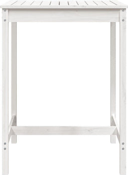 vidaXL Tuintafel 82,5x82,5x110 cm massief grenenhout wit