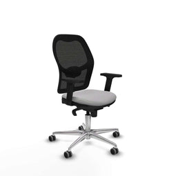 Piqueras y Crespo 2D086G0 - Gaming stoel - Hoogteverstelbaar met armleuning - Lichtgrijs