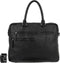 DSTRCT Raider Road - Leren Laptoptas 15,6 inch - Groot hoofdvak - Zwart