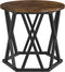 vidaXL - Nesting - Tafelsets - 3 - st - Gerookte - Eik - Gelaagd - Hout