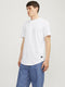JACK&JONES JJENOA TEE SS CREW NECK - T-shirt 3-pack - 100% organisch katoen - Wit donkerblauw zwart (3-pack)