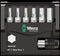 Wera 05056168001 - Bit-Check met 6 Inbus bits en Bithouder - Snelwisselfunctie (1 stuk)
