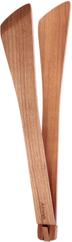 Triangle Serveertang van Kersenhout - Compact en Elegant - 8 mm Dik
