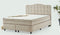 Dreamhouse Marrakech Opberg Boxspring Bed - 180x200 - VELVET BEIGE - Met veel Opbergruimte en Inclusief Hoofdbord.