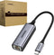 UGREEN USB-C naar Ethernet Gigabit Adapter - 1000 Mbps - Plug and Play