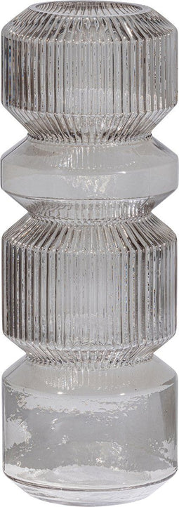 WOOOD Exclusive Lyle Vaas - Glas - lichtgroen - 35x13x13