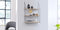 LIFA LIVING Wandrek - Industrieel - 3 planken - Zwart