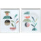 Schilderij DKD Home Decor Abstract Modern (40 x 3,8 x 50 cm) (2 Stuks)