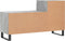 vidaXL - Schoenenkast - 102x36x60 - cm - bewerkt - hout - betongrijs