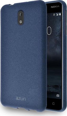 Azuri Nokia 3 - Back Cover - TPU - Blauw