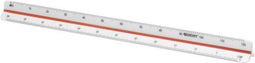 Westcott schaalstok - 30cm - 1:100/200/250/300/400/500 - AC-E10162