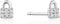 Ania Haie Under Lock & Key AH E032-03H Dames Oorknoppen